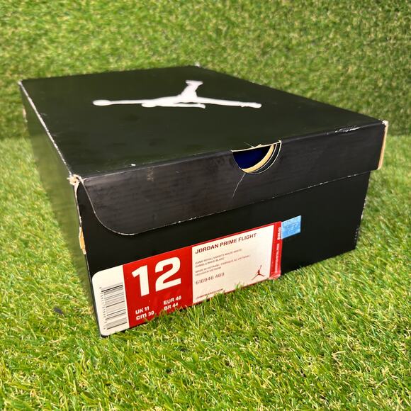 Size 12  Jordan Prime Flight 'Golden State Warriors' 616846-489 - Picture 10 of 11